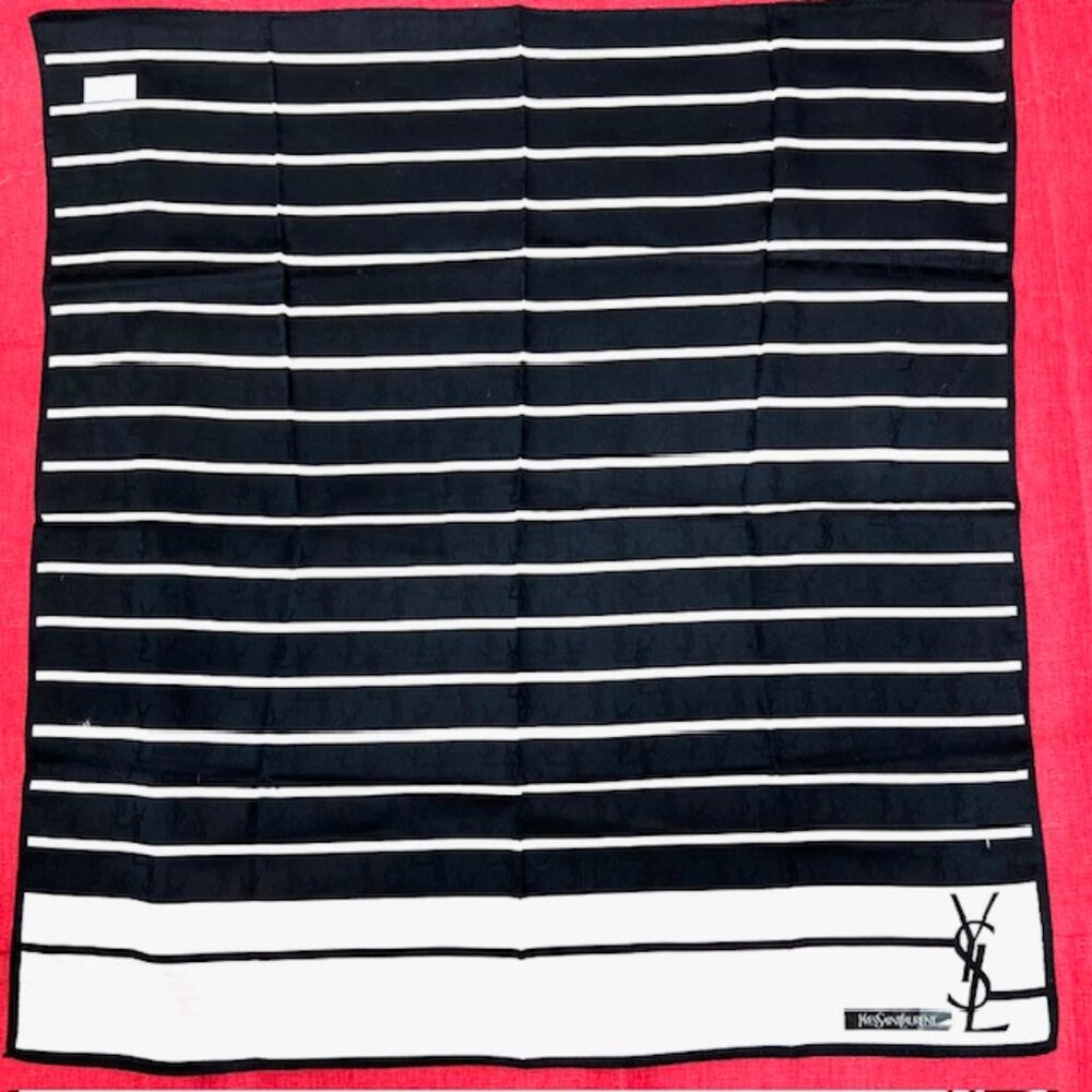 BUNDLE 4: YSL-COURREGES-LIBERTY-SHILLA Scarf/Lg Handker Cott/Silk 24" - 22"(93) - Picture 16 of 16